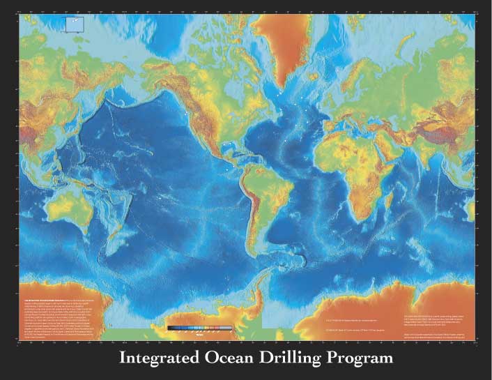 IODP drill sites