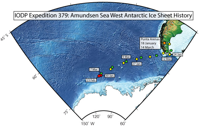 IODP JRSO • Expeditions • Amundsen Sea West Antarctic Ice Sheet