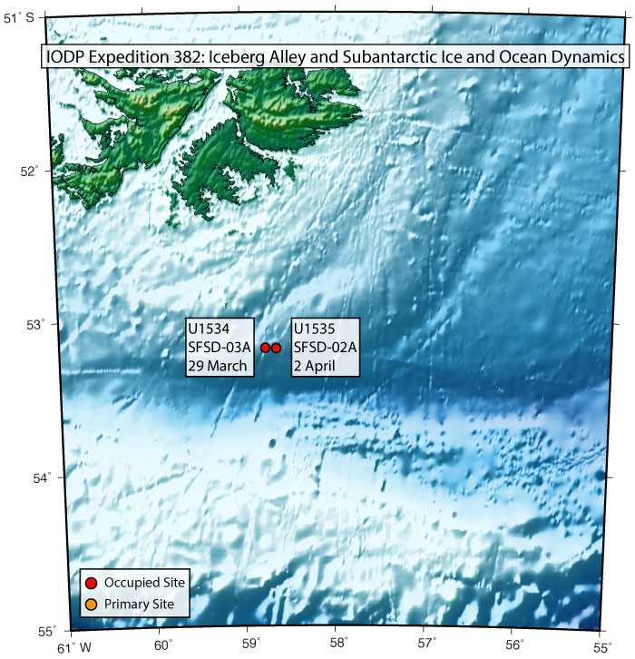 IODP JRSO • Expeditions • Iceberg Alley and Subantarctic Ice and